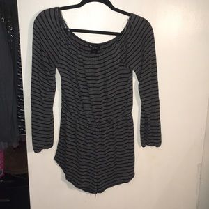 Long Sleeve Striped Romper ☀️